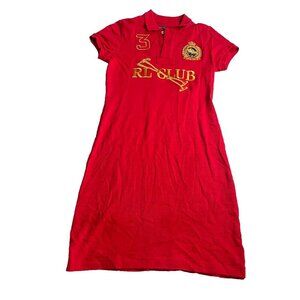 Ralph Lauren Sport Challenge Cup Blue Label Polo Shirt Dress Limited sold out M